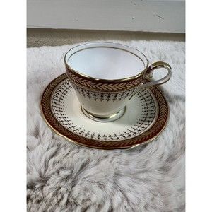 Vintage Aynsley 7733 Tea Cup & Saucer Set Bone China Gold Trim | Made In England